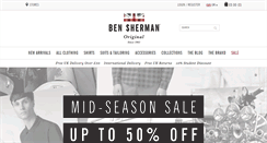 Desktop Screenshot of bensherman.co.uk